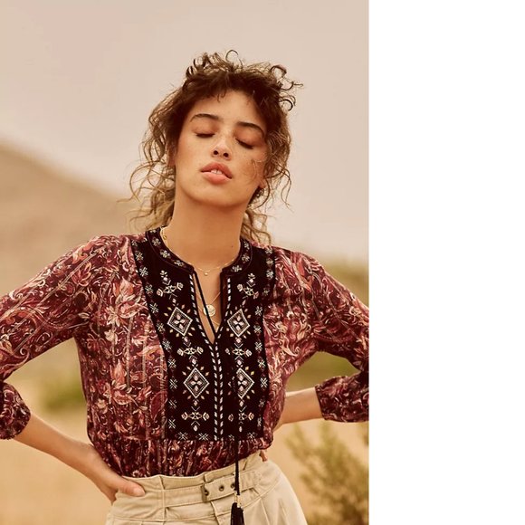 Anthropologie Tops - Anthropologie Glenda Lace Blouse NWT 2X NEW